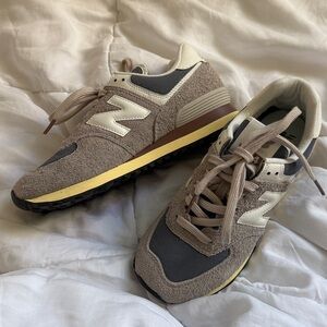 New Balance 574 Sneakers - Arid stone/ Sea salt W7.5